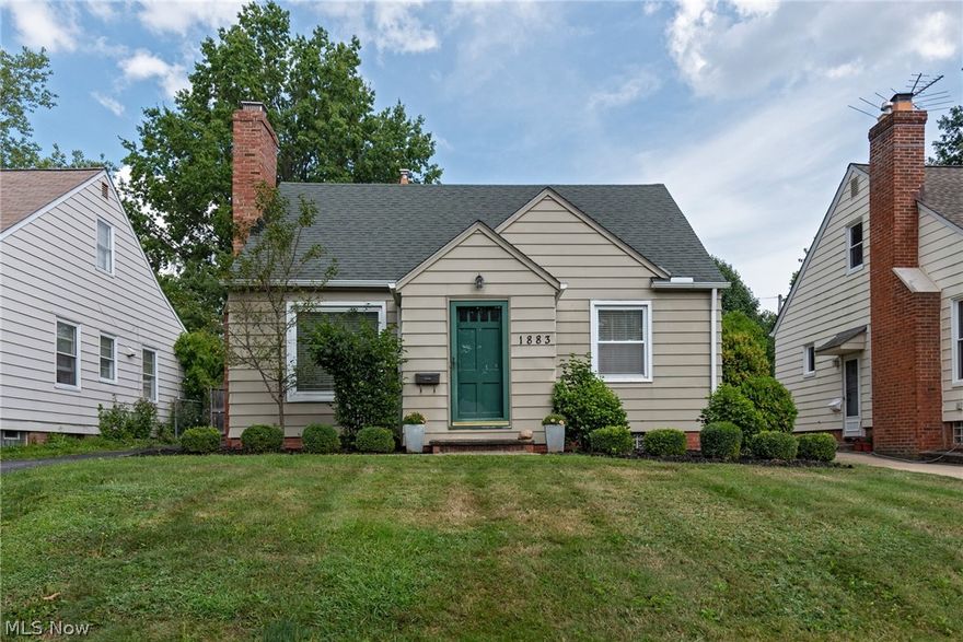 Move right in to this picturesque bungalow that is convenient to everything you need in South Euclid! This delightful home is move-in ready, and features lovely hardwood floors, spacious bedrooms, and a gorgeous back deck and patio! From the moment you step inside, you will immediately know you are someplace special. Beautifully refinished hardwood floors greet you in the living room and flow into the open dining room. The kitchen features crisp white cabinetry and contrasting counters and backsplash, plus deck access so you can easily enjoy meals in the fresh air! One spacious bedroom and an updated full bathroom with a newer quartz vanity completes the first floor. On the second floor, you will find two additional bedrooms. The full lower level includes a laundry area and an abundance of space for storage. It is just waiting to be finished into a home gym or playroom. Outside, you will certainly enjoy relaxing on the covered back deck which opens out to a lovely patio, and there is a