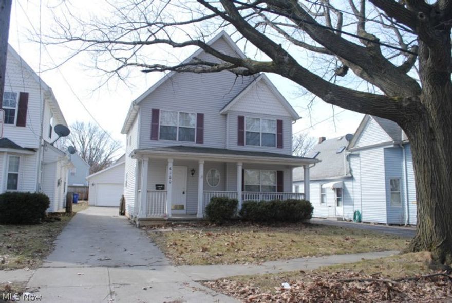 BANK OWNED .... Vinyl Sided Colonial .... Built In 2003 .... 3 Bedrooms, 1.5 Baths .... Living Room And Dining Room .... Inviting Front Porch .... Deck In The Back Yard .... Central Air .... Recreation Room In The Basement .... 2 Car Garage ....