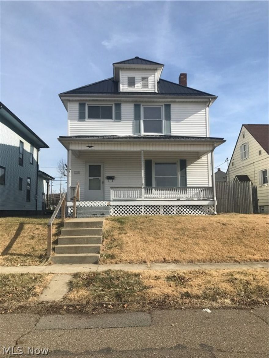 2 Story, 4 Bedroom, 1 and a half Bath with beautiful Oak trim throughout. Partially finished Basement with Washer/Dryer hook-up and Shower. Detached fully insulated 22x22, 2 car Garage with a man door. Unfinished Attic access with possibility of a 5th Bedroom. 100 amp breaker box. 10x20 Front Porch and 5x8 Back Porch. Lighted Ceiling Fans in bedrooms, Dining, Living rooms.