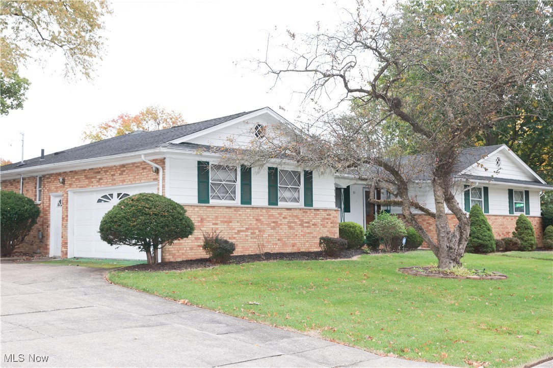 Rare find!!  Spacious rambling brick ranch waiting for you to add your touch.  Located on a well maintained corner lot which is almost a half acre. This home has 3 bedrooms and four baths with room for everyone to have their own space which includes a family room, sun room and a recreation room.  There are beautiful hardwood floors throughout. The kitchen has an abundance of storage and eating area.  Enjoy a formal dining room with a beautiful crystal chanderllier which flows into the formal living room.  The family room is perfect for relaxing or enjoy the sun room.  Enjoy all the amenities of gracious living the moment you enter the foyer which leads to the many living areas . Electrical and plumbing repairs and upgrades have been made plus the home has a Home Warranty.  The garage has additional storage and generous parking in the driveway.
