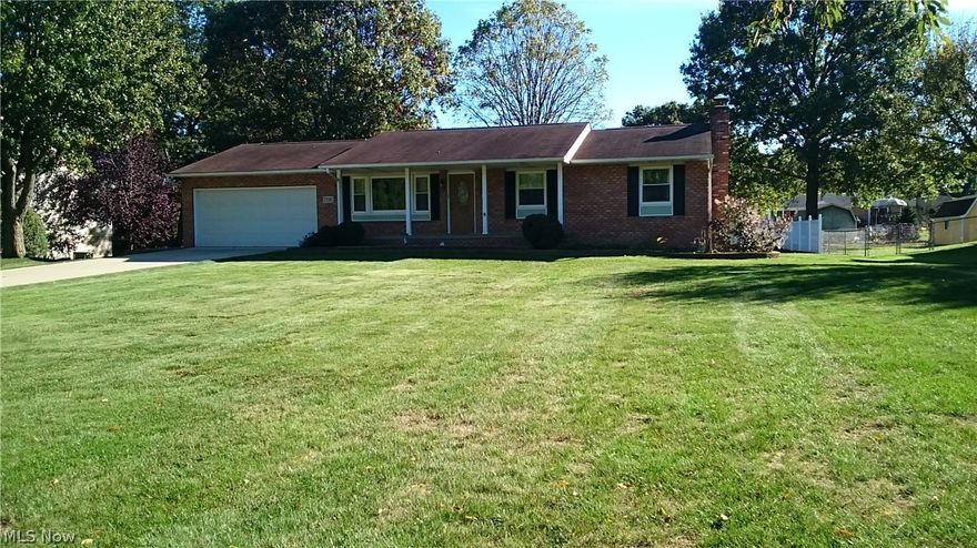 Immaculate Ranch home located in the heart of Jackson Township.  Great home if you are wanting to downsize or need single floor living.  Maytag dishwasher, Maytag stove, Whirlpool Refrigerator, Whirlpool Microwave for the appliances.  Beautiful lot & well maintained yard.  Custom Kitchen cabinets remodeled 2000. Furnace 3-4 yrs. old, Window 5-6 yrs. old, Hot Water tank approximately 7 yrs. old. Owner spread black rubber mulch in planting beds over 5 yrs ago & this allows for low maintenance.  Landscape stones surround front planting beds. Hot tub stays with the home.

There is a surround sound w/ entertainment center in partially finished basement that stays with the home as well.  Fireplace (wood/gas) is also in the basement along w/ a bar. Basement windows have been updated to glass block.  Nice shed in backyard.

This is a place you will want to call home.