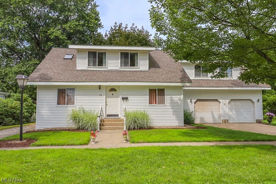 Lots of room! Lots of possibilities! Many updates have already been done, Furnace 4 years old - NEW AC! Hot water tank 2 years old, ROOF 3 years old! Updated windows! Updated electric!  Spacious living room with gas fireplace and formal dining area.  Oak kitchen with corian counters, sliders to great deck overlooking private, peaceful back yard with out building - a one car garage with 2nd floor.  Master bedroom offers his and her closets, balcony overlooking back yard and master bath with separate shower.  Oversized 2 car attached garage.