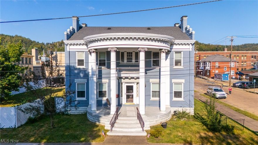 History and grand presence abound in this stately Victorian beauty, nestled in the heart of Bellaire, Ohio. Just steps from local coffee shops, schools, parks, and more, this timeless treasure offers both residential and commercial zoning to suit your every need.

Originally known as the Roedefer Mansion, this home was built in 1893 during the Second Industrial Revolution by a local glass manufacturer. Over the years, it has served many purposes, while still preserving its rich character. In the late 2010s, it was thoughtfully modernized with a zoned, high-pressure central air cooling system, water filtration, tasteful kitchen and bath updates, exterior painting, and a durable epoxy finish on the front porch.

Inside, you’ll find historic elegance at every turn — including eight fireplaces (several with gas heat), intricate crown molding, trayed ceilings, and stunning custom stained glass windows. The upper-level laundry offers everyday convenience, blending modern living with old-world charm.

Out back, enjoy a spacious flat, fenced-in yard with a covered patio and walkway to the large detached garage, complete with heating and a full open loft — perfect for storage, hobbies, or business use.

A rare opportunity to own a piece of Bellaire’s history, updated for today’s lifestyle. Schedule your private tour of this landmark home today!