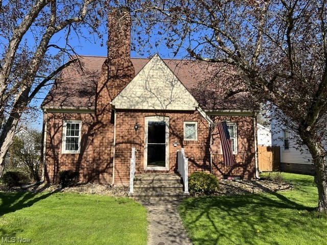Fabulous three bedroom, one and half bath home. Eat in kitchen, oak cabinets, newer appliances. Formal dining room, large living room, gas fireplace, large window for natural light. First floor bedroom, with walk in shower and vanity. half bath first floor. Second floor has two over sized bedrooms with original hardwood floors, full bath on second floor. Enclosed patio, Full basement can add additional living space and features exterior entrance. Large two car detached garage and storage shed. Also included is newer aluminum entry ramp and stair lift to basement. Don't Hesitate, this home will not last!