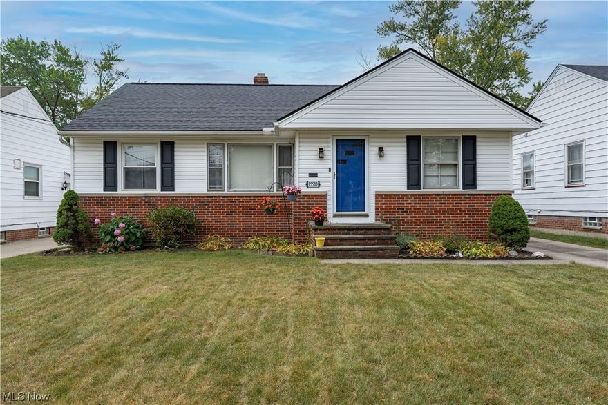 Welcome to this charming 3 bdrm, 2 bath ranch style home that effortlessly combines modern updates with classic comfort.This
delightful residence is a true gem in this neighborhood. As you step inside you will be greeted by the heart of the home which is the
beautifully updated kitchen with appliances included. This home has the original hardwood floors which carry into all 3 bdrms, living
and dining room. The main floor bath has just been refreshingly updated as well. As you make your way to the lower level, you will see
a brand new bathroom, an excellent entertainment room with a full size bar, brand new paint and carpeting also boasting a large
laundry room. As you step outside you will see a spacious backyard with a fenced in above ground newer pool 2021 a spacious patio for
additional entertainment along with a garden area. Newer roof, siding, gutters 2019, newer glass block windows 2021, Newer furnace &
AC 2021, newer H20 tank 2022