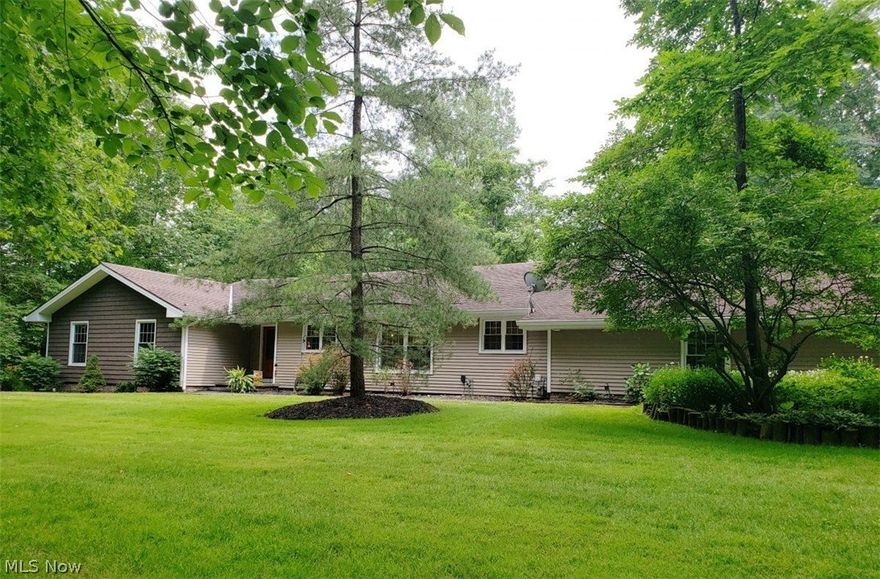 Totally remodeled sprawling ranch located in the Silver Fox development! Improvements are vinyl siding, gutters, windows,  flooring throughout,  baths, custom kitchen and more! This home is ready for you to make home.  Partially fenced in backyard in a park like setting with a private quiet 2+ acre lot!  Barn and 2 car attached garage.  Partially finished basement along with a workshop.