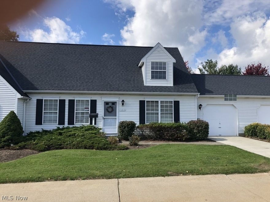 Cozy 2 bedroom, 2 full bath condo with loft sitting area. Patio enclosed with floor to ceiling windows/sliding doors. New flooring throughout. Attached one car garage. Front and back yards. Great neighborhood.