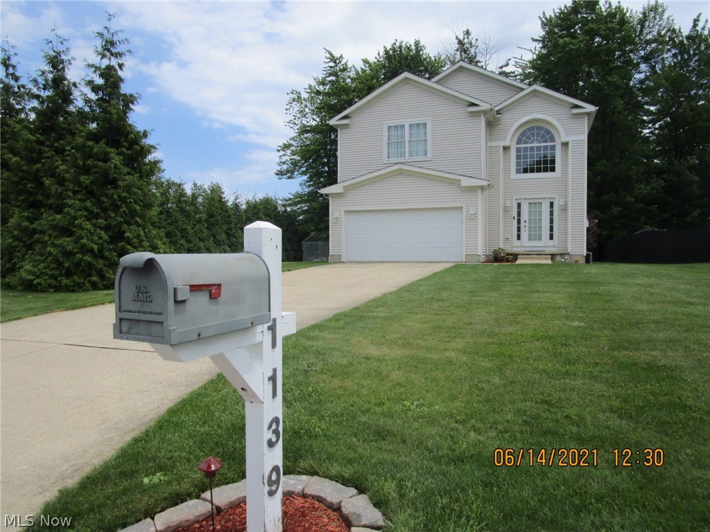 Schedule now! It won't last! What a location! only minutes from Lake Erie, local wineries, shopping, GOTL, restaurants, medical facilities, Spire Institute & major routes for EZ commuting!Super private corner lot has lots of space for outdoor entertaining! 8x10 Shed w/ a 2nd floor loft storage area, fire pit, 24x16 freshly painted deck, concrete drive, fresh landscaping & a small fenced dog area, w/ doggy door, complete the totally ready-for-you exterior of this well maintained contemporary home!(Sellers will remove dog door/pen at buyer's request). Nothing to do here; just move in & enjoy! Warm, bright graciously sized foyer greets your guests -plenty of closet space & room for coats & shoes, too! Entry is elegant, w/ formal columns & a great view of the staircase-but the LR offers an immediate switch to "cozy", w/ lots of natural light, fresh paint & a lovely stone FP-wall switch controlled for those chilly Fall & Winter evenings! Instant ambiance w/ the flick of a switch!Enjoy the c