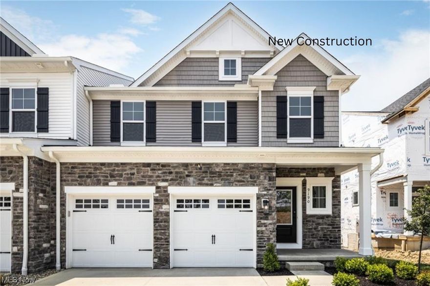 Built by Drees Homes, the Abby is an End unit, newly built Townhome. This low-maintenance community provides snow removal and landscaping for busy lifestyles. The primary owners' suite is situated on the main level. This open and spacious plan includes 10-foot ceilings on the 1st floor, upgraded moldings, luxury vinyl, Kichler lighting, Moen faucets, iron railings and so much more. The kitchen includes a pantry, island, quartz countertops, gray cabinetry, backsplash, and stainless steel gas range, microwave and dishwasher. Two bedrooms, both with walk-in closets share a Jack-and-Jill bath, on the second level. The finished walk-out basement includes a recreation room with 9-foot ceilings, a full bath and bathroom with walk-out accessibility. Closing cost assistance available. IMMEDIATE MOVE IN!