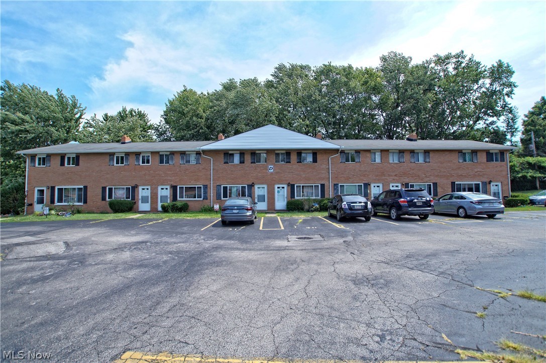 Rarely available 48 unit apartment community on nearly 5 acres in Mentor, OH. Six buildings consist of an outstanding unit mix of (36) two and (12) three bedroom homes each with bath and a half and individual HVAC. Townhome style units feel like a home...not an apartment. Each unit also has washer/dryer hookups and full appliance kitchens include Refrigerator, Range and Dishwasher.
Complex is very private accessed by a private drive with plenty of parking (96 surface spots and 48 carports), a swimming pool (operational) with men's and women's restrooms, leasing office and playground. There is also a garage/shop room for maintenance equipment. Rent Roll and Expenses available upon request. QUALIFIED BUYERS ONLY PLEASE.