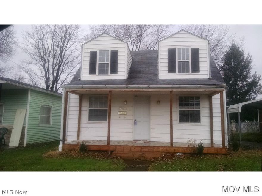 GREAT HOME WITH NUMBEROUS UPDATES.  FROUNT PORCH AND SIDE ENTRY OFF CARPORT.  RENOVATIONS WERE COMPLETED ON THIS HOUSE IN 2013.  NEUTRAL COLORS, UPDATED BATH W/TILE FLOORS.  NEW COUNTERS IN KITCHEN AND TILE BACK SPLASH.  ROOF AND FURNANCE APPROX. 11 YEARS OLD.  NEW GAS LINE RAN IN DEC. 2013.  SELLING AS IS.  Elem: Fairplains Elementary School  Elem/Bus: N  JrHigh: Edison Jr. High School  JrHigh/Bus: N  High: Parkersburg South High  High/Bus: N  Fire: CIT  Police: CTY  ;SQFT=Fin L1:635, Fin L2:382, Fin Above:1017, Fin Total:1017, Unfin Bsmt:635, Unfin Above:635;GAR= 1 Car Carport