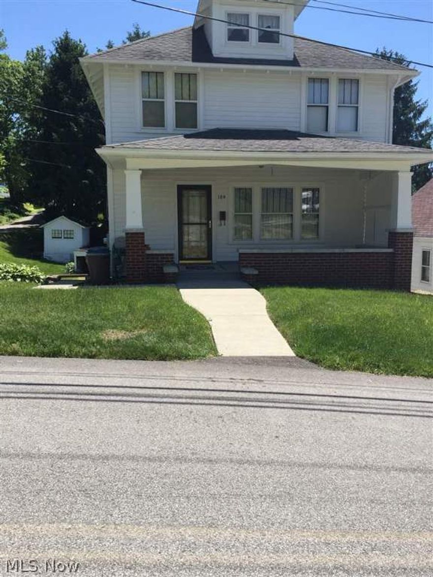 Older home in good condition on a corner lot. Hardwood floors, 1 car garage, shared drive.
