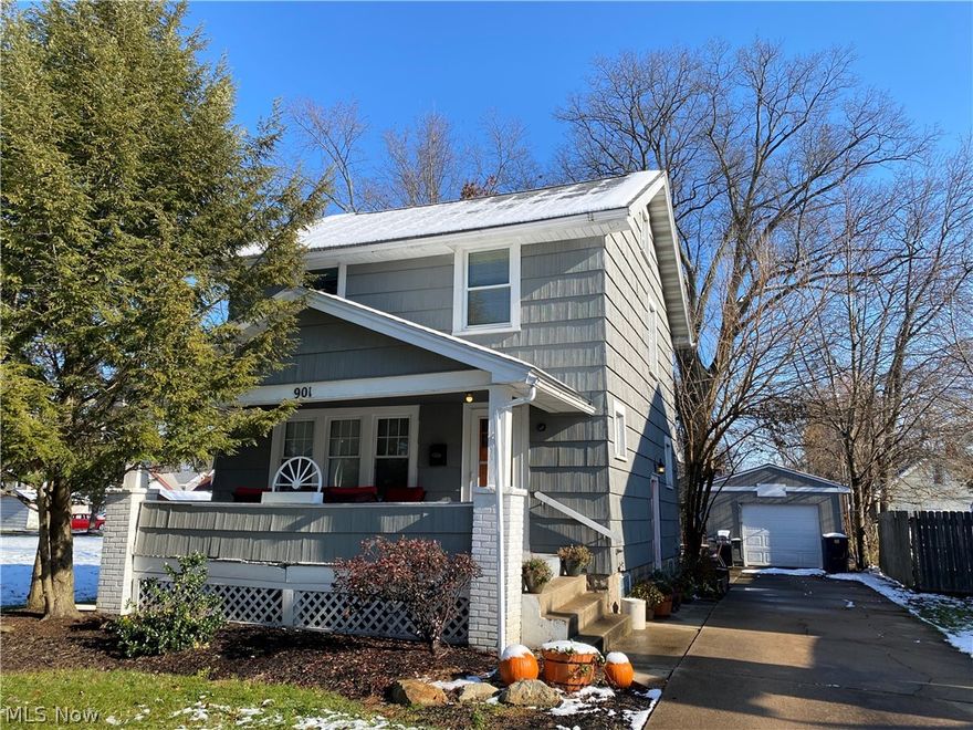 Just what you've been looking for!  Fantastic location, plenty of room & a move in ready home. This charming home has all the space & amenities you've been looking for featuring 1189 sq. ft. A huge formal living room and dining room add lots of natural light throughout the first floor. Off the dining room is a freshly painted eat-in kitchen with appliances. It's simply adorable!  Upstairs are three bedrooms with ample closet space. A huge walk-up attic offers endless possibilities. The basement is unfinished and features a laundry area with plenty of storage. This home has it all! Absolutely breathtaking & perfect! There is a darling covered front porch and a nice sized yard! Several updates have been made over the last five years and include a new roof, new vinyl double hung windows, new electrical service, stainless steel appliances, & freshly painted interior & exterior. A real gem!