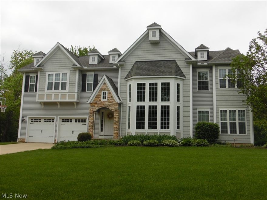 Amazing colonial in desirable area of Chesterland.  This home is in the West Geauga school system.  The home is situated on 2.5 acres and has lots of curb appeal.  The spacious 2 story family room with gas fireplace is adjoined to the dining room and large open kitchen.  The current owners purchased the house as a spec house and have made many updates to the home.  The lawn and landscaping was not completed as part of their purchase, and was done shortly after taking possession.  The sellers also finished the basement providing over 600 sqft of additional living space, added a state of the art Kinetico water filtration system with reverse osmosis drinking water component, added a shed (2009), new 50 gallon hot water tank (2018), New siding (2017), added a paver patio in 2008, and had a wonderful Closet Factory organizer system installed in the master closet.  This home has it all!  Call today for a private showing.