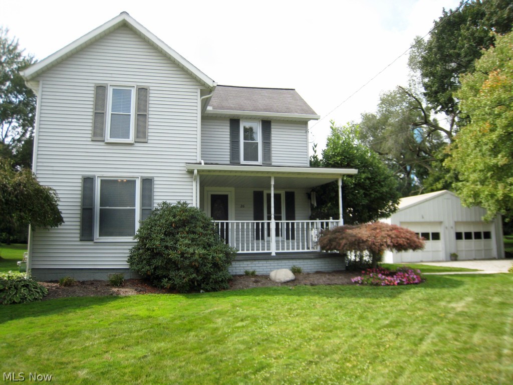Pristine Colonial 2,100SF with all the features you're looking for! 3 Bedroom, 2.5 Updated Bathrooms, 4 car garage. The first floor includes a formal living room, dining room (currently being used as an office), spacious kitchen with breakfast bar, large family room which leads out to the deck. First floor also includes the laundry room/half bathroom. Second floor includes the 3 bedrooms, a full bath and the full master bath with dual sinks. The master bedroom is large and features a great walk in closet. Basement is unfinished but has been waterproofed and provides great storage space. The backyard is very spacious and backs up against a corn field for a great private country feel. If a nice garage is important, this is the house for you! The garage is 24x40 and has all the space you need. Call today to schedule your showing! Don't wait 'til it's sold!