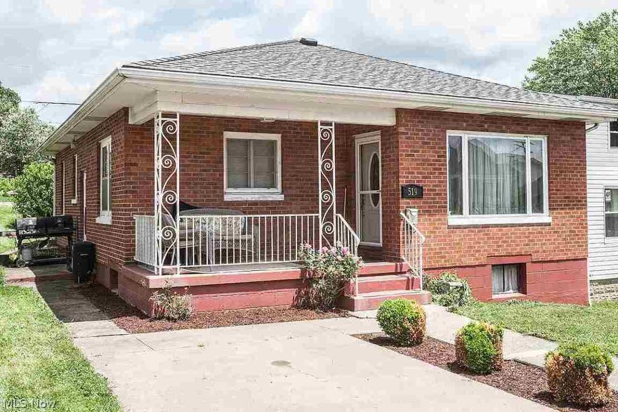 Lovely all brick 3 bedroom ranch with 4th bedroom located in full basement. Very nice oak kitchen cabinets. Hardwood floors. Central air. Flat landscaped back yard.