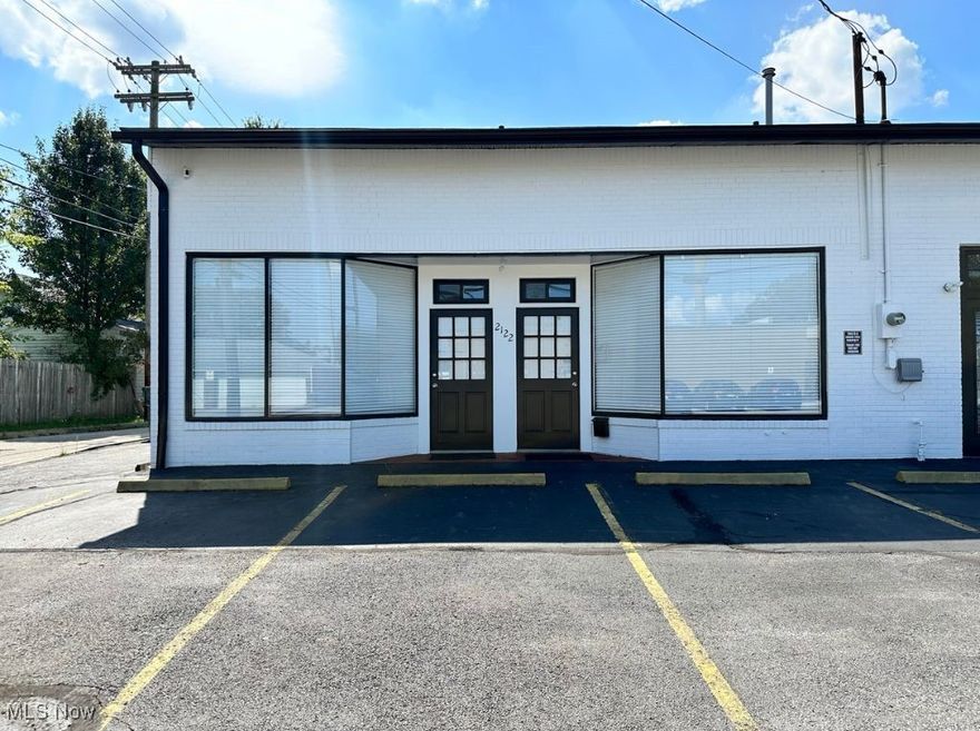 Beautiful, newly renovated office space near Portage Crossing.  A large open space can be designed to fit your needs with separate bathrooms for public & employee use.