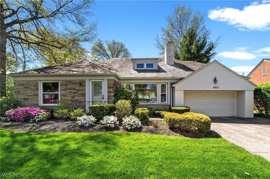 Discover this 3-bed, 2.5-bath home, offering a rare opportunity with its prime location, generous acreage, and expansive attic space, all ideally situated on Churchill Boulevard in the desirable city of University Heights.
Enter through a well-appointed foyer featuring a double coat closet, setting the tone for the rest of the home.
The living room features pristine hardwood floors, a gas fireplace and a large front window filling the space with natural light. The dining room continues the hardwood flooring and offers access to the backyard through a sliding glass door.
Down the hall, you’ll find an office space with built-in shelving and access to a finished, enclosed sunroom—perfect for work or relaxation. The first bedroom includes soft carpeting, corner windows, and a private closet, while a nearby full bath features a tub/shower combo with tasteful tile and wallpaper finishes.
The spacious primary suite offers a perfect layout for his and hers closets, finished with carpeted floors, cathedral ceilings, and large windows for ample natural light. The master en-suite bathroom boasts a beautiful wallpaper/tile combination with built in storage and a standing tile shower.
On the opposite side of the dining room, the kitchen is full of charm with darling wallpaper, white wood cabinetry, and multiple windows that bring in natural light. A staircase off the kitchen leads to the third bedroom, complete with carpeted floors, ample storage and access to further attic/storage space.
Also just off the kitchen is a functional mudroom area with access to the attached two-car garage, an exterior entrance, and a convenient half bath. From here, you’ll also find access to the full, partially finished basement featuring carpeted floors, a gas fireplace, and a dry bar.
With its unique character, flexible layout, and inviting spaces, this home offers something for everyone—and it won’t last long. Schedule your private showing today!