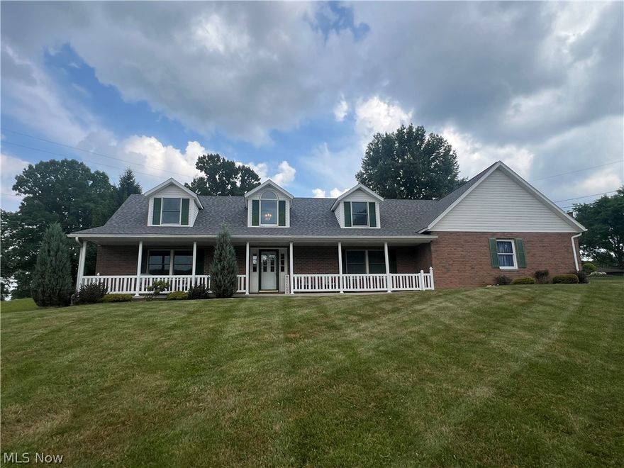 Well maintained brick cape cod with 3 bedrooms, 5.5 bathrooms.  Spacious rooms with a neutral decor.  Oak kitchen with breakfast bar and abundant cabinetry includes stainless steel appliances.  Main floor master suite featuring a soaking tub and separate shower in the full bath.  Main floor laundry room with utility sink.  Cozy sun room leads to the large back patio, perfect for entertaining.  2 bedrooms located on the second floor, each with a private bath.  Rec room in the full basement with additional full bath.  200 amp electric, wired for generator.  2 car attached garage with additional attached 10 X 9 storage area.  Excellent southside location.  This beautiful home is a must see!