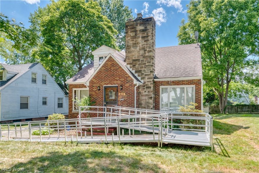Good sized rooms, area of well kept homes. A solid home  just waiting on your special touches and tender loving care. Other room is off 1st floor bedroom. Hardwood flooring under carpet. Gas fireplace in living room. Close to all major conveniences. Ramp can stay or be removed upon request.  Seller will make no repairs. Sold as is to settle estate.