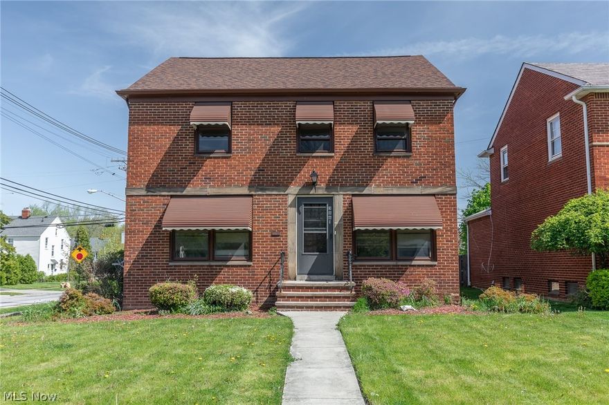 This home presents an unbelievable opportunity! Located next door to a beautiful family-friendly park with multiple playgrounds and a walking path, highly rated schools in walking distance and easy access to downtown and many highways. The home was loved by one family since the 50s before being rented and is primed to be loved again. It is rare to find a home with 2 full baths nearby but this one has them (one is on the main level), in addition to three spacious bedrooms upstairs. The hardwood floors have been protected by the carpet since the 50s! The basement is the cleanest and dryest basement you will find in a home with this much to offer at this age. The roof and furnace were both replaced within the last 8 years. Pulling up the carpet, painting and putting your touch on the kitchen would make this a beautiful home for you!