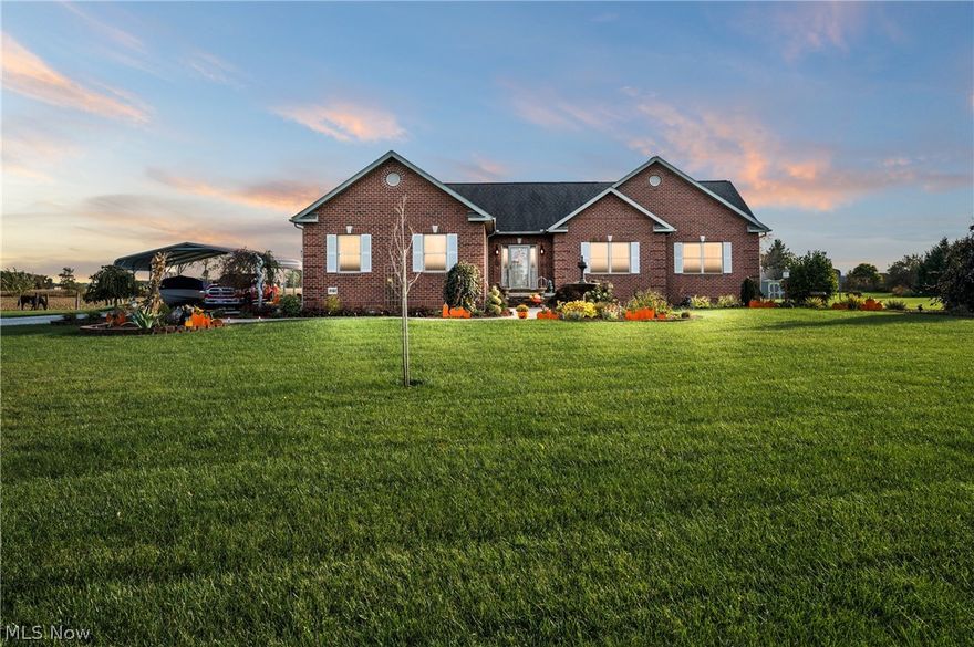 Jaw dropping from top to bottom and don't let the square footage fool you! There's an additional 1100 square feet of finished space in the basement including a family room, rec room, & 4th bedroom! Granite countertops in the stunning eat-in kitchen along with stainless steel appliances, custom cabinets with crown molding, and charming built in bench! Arched openings leave the kitchen, dining, and living space in a beautiful open concept setting! Vaulted ceilings in the living room and gorgeous, newly updated propane fireplace! Main level laundry with tons of storage & brand new front load washer/dryer that stay! Two car attached garage along with a large carport and parking for 10+ vehicles in the driveway for all of your family get togethers! Landscaping looks like it is straight out of a magazine! Large (freshly stained) back deck with pool and brand new sunsetter awning to enjoy the one of a kind view! Sellers are relocating for work and so sad to leave this beautiful home!