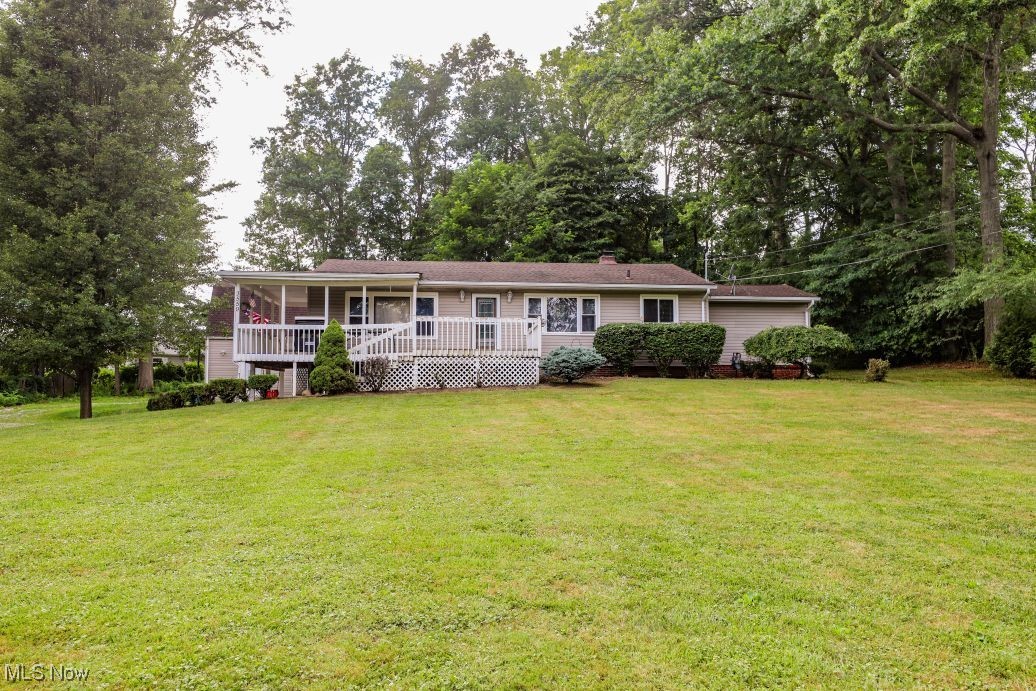 Welcome to 3559 Gary Drive in Brimfield Twp! This ranch home on a quiet dead end street features 1,945 Sq. Ft. of living space with 4 bedrooms, 2 bathrooms, Eat-in Kitchen with Granite countertops and stainless steel appliances. There is a spacious living room, a family room that could be used as an office or kids playroom, and a huge recreation room in the walk-out basement making it a great entertaining space. There is also covered front porch, and a covered deck, as well as a 24 ft. x 32 ft. detached garage/out building with gas, and electric plus a storage loft. Schedule your showing today! One of the sellers is a licensed agent in the state of Ohio.
