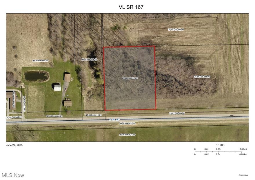Build your dream home on this beautiful cleared and level buildable lot located on State Route 167 in the Jefferson Area Local School District. This flat and open parcel offers an excellent opportunity for new construction in a peaceful, rural setting. Conveniently located near schools and just minutes from highway access, making for an easy commute. The property will require the installation of a private well and septic system, there is currently no public water or sewer at the road. Whether you're ready to build now or looking for a future investment, this land is shovel-ready and waiting for your vision. Don't miss out on this prime residential lot in Ashtabula County, schedule your walk of the property today!