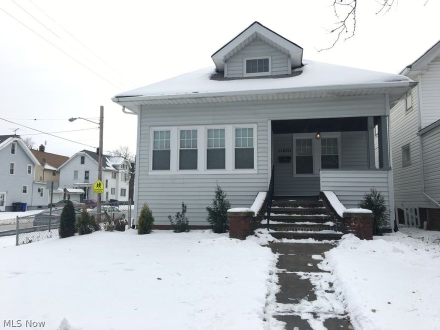 This renovated charming bungalow could be yours. This home gives you ranch style living with all your main amenities on the first floor. Living room, dining room, kitchen, bath and two bedrooms. While also giving you the bungalow style living with a completely newly finished second floor that can be designated for a third bedroom, office, den, playroom or in-law living area. The spacious living room is very inviting and bright. With its brick inlaid fireplace and many windows. The lovely dining room has built in cabinets and drawers. Their are two nice sized bedrooms downstairs. The attractive bathroom has been completely renovated, which features CERAMIC flooring /walls and large protective, light inviting glass block window. You will enjoy the modern kitchen which has an eat-in area and features New Tall Upper Cabinets (extra storage) and lower cabinets with GRANITE countertop. All cabinets include soft close doors and drawers, new stainless steel dishwasher and microwave included. T