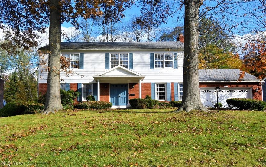 Beres Built Colonial in West Akron offering 4 good sized bedrooms, 2.5 baths, family room with fireplace and built-ins, formal living room and dining room, kitchen with large dinette, pantry area and a first floor laundry room, 2 car attached garage.  Beautiful lot and a convenient location.  Call to preview and make this your next home!