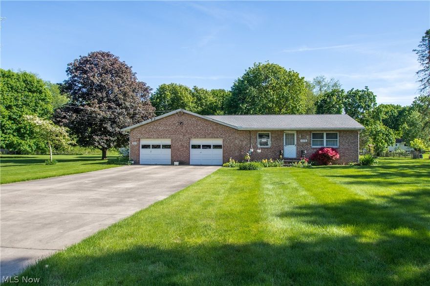 1 OWNER.  Fabulous maintained duplex in LAKE SCHOOL district.  ALL brick ranch duplex tucked away on a nice .77 acre lot.  4 car garage.  2 attached and 2 detached.  Nice size family rooms that open up to the kitchens.  Very lovely and peaceful view.  Tenant that is currently occupying the right side has been there for over 15 years.   Property also has a 2.73 acre lot that is next to the property and being sold separately.  parcel#02205162  Could be split.  Buyer's do your due diligence.    Property sold as is.