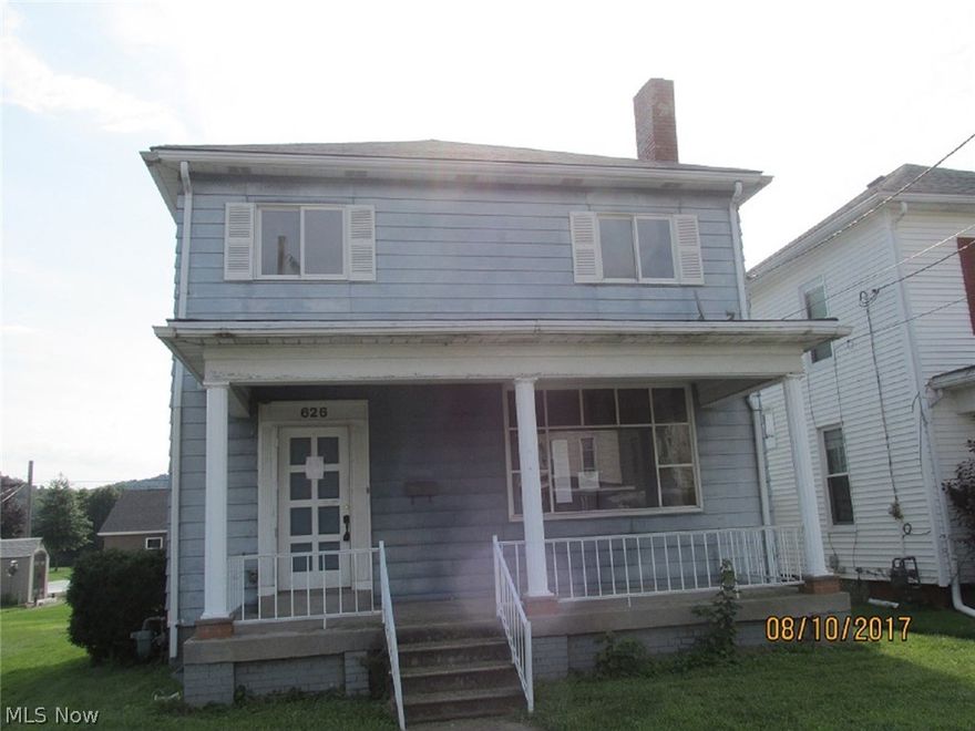 Two story, 3 bedroom, 1 bath home on level lot in the city of Toronto. Detached garage in rear of home off alley.  Home is selling as is.  Property is managed by MMREM.  All offers must have proof of funds.