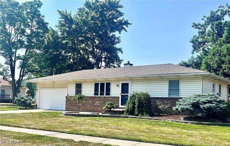 CLEAN! CLEAN! CLEAN! You can eat off the floors in this one! Many updates including bathroom and kitchen! very manageable property with 2 br's 1 full bath room and an all-purpose room for storage, extra closet space that has a shower stall- near garage entry.  2 car attached garage, spacious lot, irrigation system and invisible fence wired. Newer Roof (approx2016) Newer Furnace, A/C and hot water tank (2022). You wont want to miss this very well-kept gem!