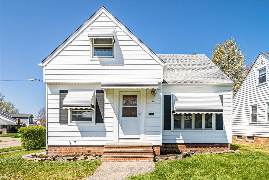 Welcome home to this well maintained Bungalow/Cape Cod, located on a beautiful corner lot. You will be greeted with a large living room, a beautiful picture window, and hardwood floors. Fresh paint throughout. You'll find 2 bedrooms on the first floor, and the third is located upstairs! Make that an owner's suite, complete with a private half bath. Enjoy the expansive rec room in the lower level where you can entertain, make it a playroom, workout area, etc! Outside you'll find a large detached garage with a nice sized yard. Point of Sale is completed and has passed. Easy to show! Make your appointment today!