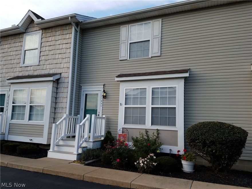 Perfect starter home - affordable & updated! This well maintained 2 story townhouse condo has beautiful wood laminate flooring throughout the main level. This unit has a spacious living area that includes a dining area w/access to the backyard fenced-in patio & garden. This 2 bedroom, one bath unit has been well maintained by the original owner w/some recent updates including a brand new dishwasher & garbage disposal in 2017, the furnace & AC had the motherboard replaced in 2016 & the laminate wood floor was installed in 2014. The gardens in the front & rear of the unit have been meticulously maintained w/flowering garden beds & detailed landscaping. Living expenses in this unit are extremely affordable w/average gas bill under $50/mo., electric $35-40/mo. & a condo fee of $92/mo. A new roof w/50 yr. shingles was installed in 2014. All appliances stay, inc. washer & dryer in the basement. There is a 1 car detached garage included with this unit & guest parking available.