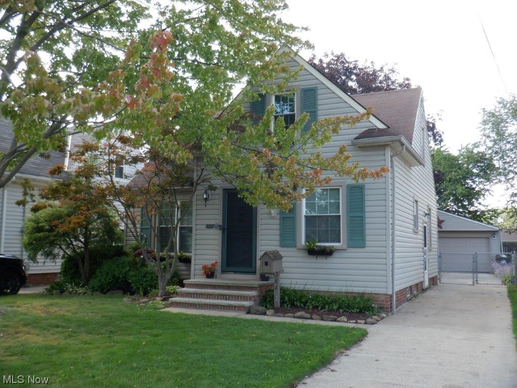 Welcome home to this nicely appointed and meticulously maintained 4 bedroom 2 bath cape cod, conveniently located in the Parma Circle neighborhood. Pride of ownership shows! This charming home offers the perfect blend of comfort and functionality. The eat-in kitchen boasts beautiful white cabinetry, SS appliances, and a large dinette area. New carpeting has been installed in the LR, while exposed hardwood floors adorn the two bedrooms on the main floor. Upstairs you'll find the large master suite and 4th bedroom. The finished basement is the nicest you'll find! It features nature stone flooring, a woodburning stove, dry bar, and a full bathroom with custom walk-in shower. The beautiful back yard is perfect for outdoor entetaining. It features a covered patio, and lush greenspace! Additional featues include: newer vinyl replacement windows throughout....glass block windows....washer and dryer....cental air....updated electrical panel....custom blinds....ceiling fans....all new