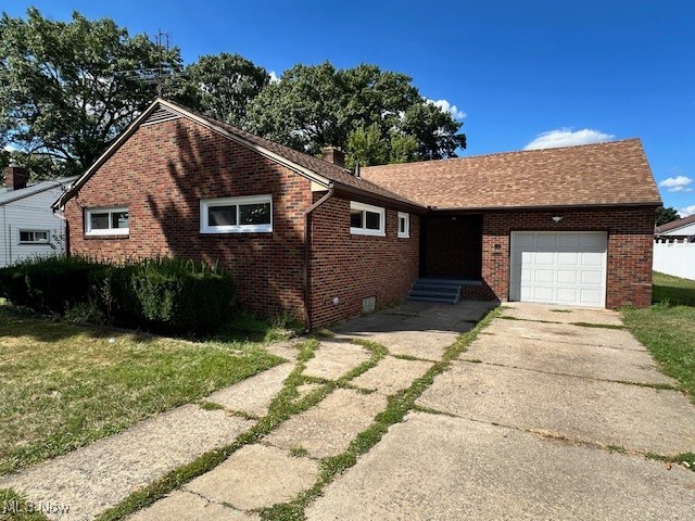 Welcome to this lovely 3-bedroom brick ranch that feels inviting the moment you walk in. The bright and comfortable living room opens into the dining space, making it easy to enjoy time with family and friends. The kitchen offers plenty of room to cook and gather, while the three bedrooms provide a cozy place to unwind at the end of the day. The lower level adds extra space for storage, hobbies, or even finishing to suit your needs. An attached 1-car garage makes everyday living convenient, and the backyard is perfect for relaxing outdoors, gardening, or hosting get-togethers. With shopping, dining, and highway access just minutes away, this home combines comfort with convenience. Come see it for yourself—you may just find it’s the perfect fit.