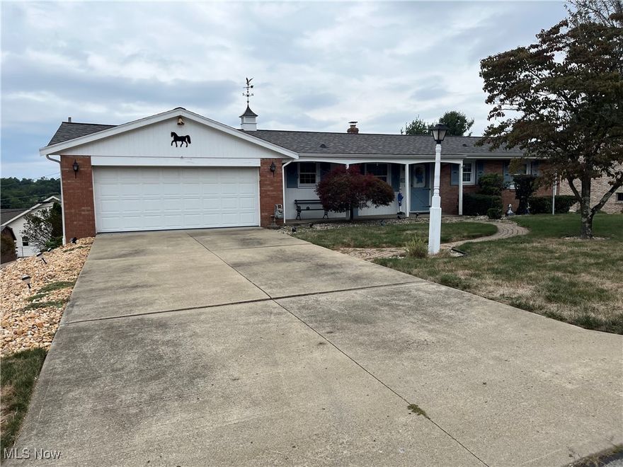 Real Estate auction September 14, 2024 at 12:00 Noon.  Deposit is $5,000.00 day of auction with balance in 45 days.  Sells subject to confirmation of estate.  Three bedroom brick ranch home with full basement, finished into a Tiki bar rec room & a 2nd full bathroom.