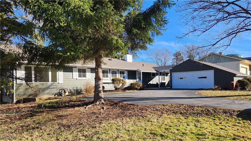 One floor living in beautiful Brecksville. Light and bright fully renovated 3 or 4 bedroom ranch on private wooded near acre lot. Loaded with style. Sensational new kitchen and baths. New lighting, flooring, and so much more. Open floor plan with great room with sliders to the patio. Living area is open to the kitchen (with granite counters, abundant workspace and white Shaker style cabinets providing outstanding storage.) Subway tile backsplash. All new stainless steel appliances. Private master with fireplace and sitting area. Stunning master bath with marble walk in shower. Access to back yard from the master. A separate wing offers three additional bedrooms and a beautifully redone full bath with tub/shower and double sinks. Laundry off the kitchen tucked away in the utility room. (Seller will credit for new washer/dryer at closing.) The partial basement houses the new electrical panel, a second furnace and good storage. The basement is accessible from the exterior. A two car garage is semi-attached –accessed just outside the front door. The wooded lot is nearly an acre. Top rated Brecksville-Broadview Heights schools. Located just moments from the new Elementary school. Convenient to freeways, Metropark, shopping and all amenities. Updates also include new roof, electrical panel. Freshly painted interior and exterior. Absolutely100% ready to move in.