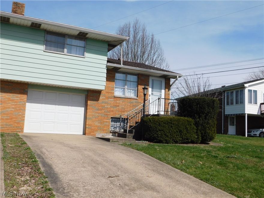 Out of the city. Extremely nice duplex with the right half for rent. Two bedrooms, one bath and internal garage with door opener. 
Kitchen has range and refrigerator in place. Basement hook up for washer and dryer. Living room is large with room for furniture. Windows for natural light. Kitchen has a good amount of cabinets and counter space. Also front yard is large and keeps home back off the road and the dirt and noises. Kitchen leads out to a wonderful back yard. There is a raised bed to plant flowers or vegetables. Upstairs there is two bedrooms, bath and a storage closet and a unit built in the wall for bathroom towels and supplies. 
Owner cuts the grass. 
Rent is $800.00 a month, with $50.00 more for the water. Making the rent $850.00 a month. If the water bill goes over $50.00 Owner will add to next months rent. 
No smoking and no pets.