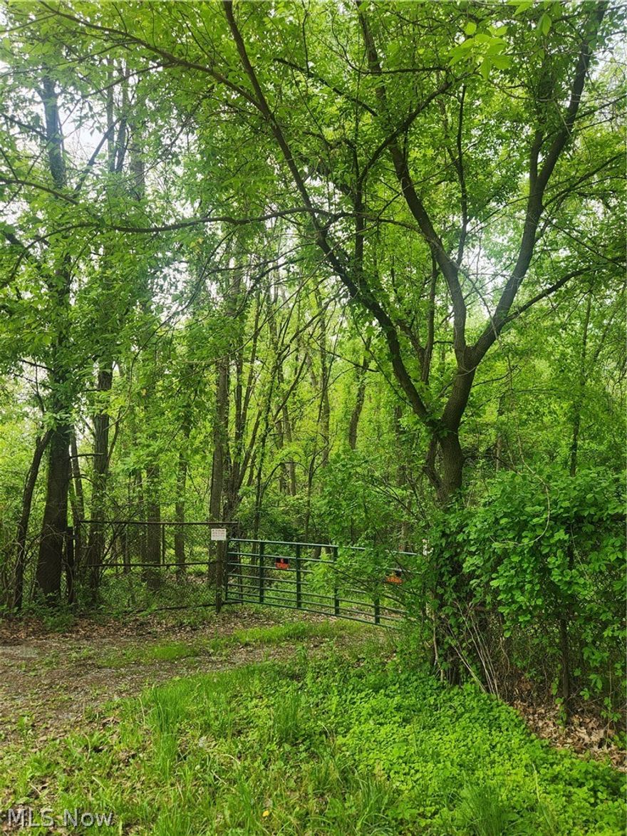 Build your dream home on over 8 acres of wooded land in the heart of Portage Lakes.  The property backs up to a canal so there is some water view.  Could be split into 9 residential lots (per zoning) with 40ft of frontage each. Peaceful and private setting. Driveway entrance on Canova leads back to clearing.   Listing agent is related to sellers.