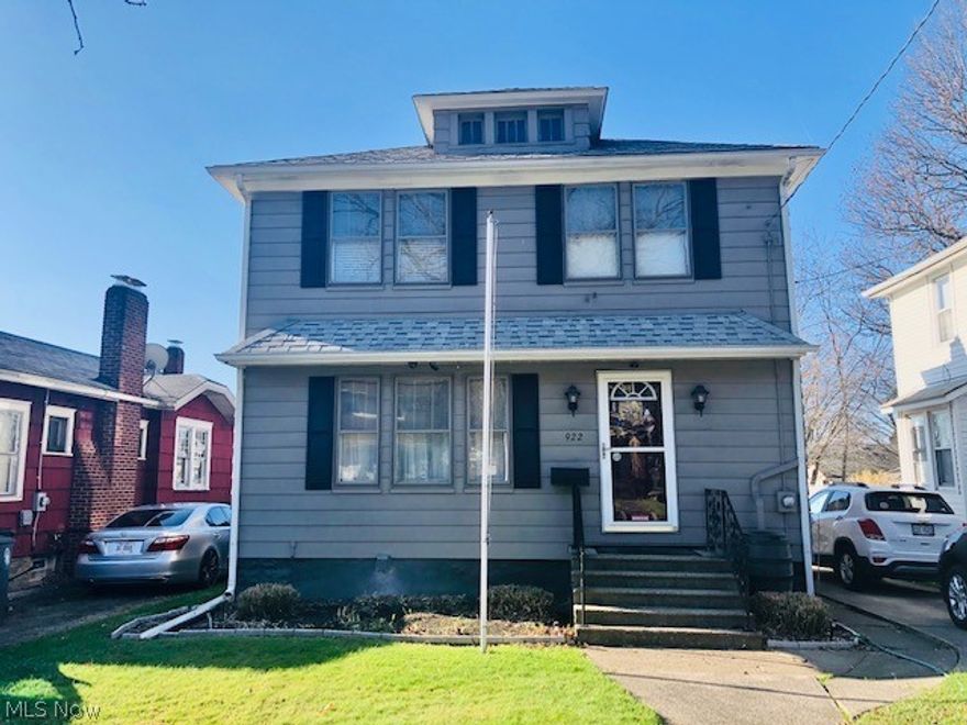 Charming, meticulously maintained, 3 bedroom colonial with a fully fenced backyard! Cozy kitchen with spacious dining room.  Enjoy the living room brick fireplace framed by built-in shelving.  3 bedrooms upstairs with built in linen closet in the hallway.  Full basement with laundry hookup (washer and dryer stay). 1-car detached garage with alarm.   Attached to the garage is also a 1-car carport.  Great location near everything!  Move-in ready - don’t miss out!