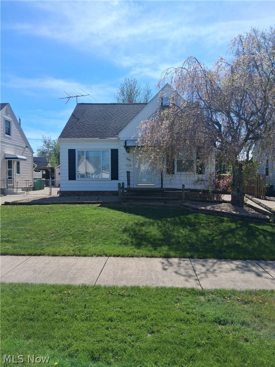 Move in ready,  all appliances included: Stove, refrigerator. Washer and dryer. Well maintained bungalow. Quiet neighborhood, easy access to freeway and shopping.  Ten minutes away from downtown Willoughby. Updated kitchen, bathroom, hot water tank and new flooring throughout in the last five years. Partially finished basement. Fenced in backyard.