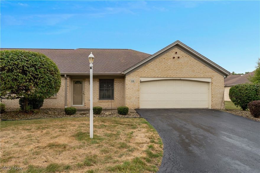 Welcome to your cozy condo in Southwestern Run, Poland, Ohio! This well-maintained 2-bedroom, 2-bath condo offers a spacious comfortable living space. You'll love how the roomy living room flows seamlessly into a bright sunroom with sliding glass doors—perfect for relaxing or entertaining. The eat-in kitchen is ideal for casual meals and gatherings. Plus, with a newer furnace and air conditioning, you can enjoy year-round comfort. Located just minutes away from shopping and restaurants, this condo is perfect for those looking to enjoy easy access to all the local conveniences. Don't miss out on this charming home-schedule your visit