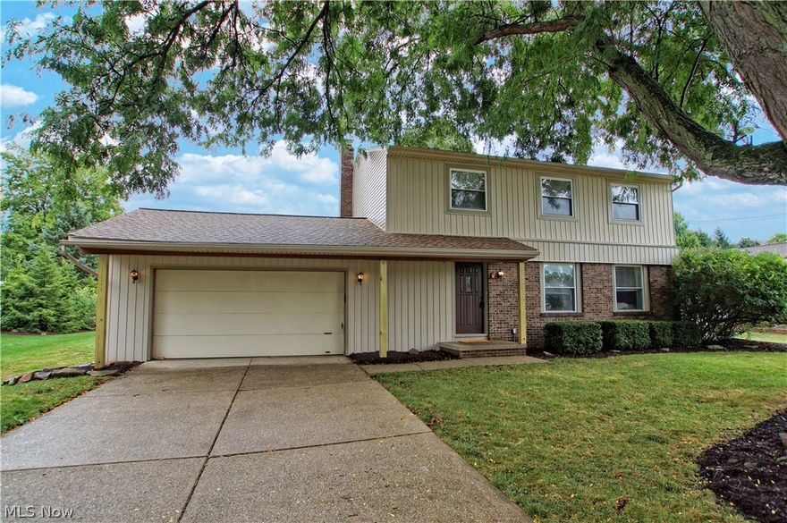 Welcome to this move-in ready home located on .5 of an acre property in the desirable Strongsville. This home features 3 bedrooms, 2.5 baths, an eat-in kitchen with granite counter tops, dining room, living room, separate family room/den with a wood-burning fireplace, finished basement, and an attached 2-car garage. The spacious backyard includes a deck and a storage shed for all your extra outdoor equipment. The Owner Suite features an on-suite bath and sitting area. Since purchasing, the owner has spent thousands of dollars on home improvements making it in the condition it is today. Updates include: installed upgraded flooring on main floor and new carpet on the 2nd level, installed luxury vinyl in both full bathrooms, painted throughout, updated light fixtures, refreshed bathrooms and kitchen, replaced refrigerator, microwave,  washer, and dryer, ceiling fans in bedrooms, installed exterior coach lights and lamp post, replaced front porch columns and footers, and completed many oth