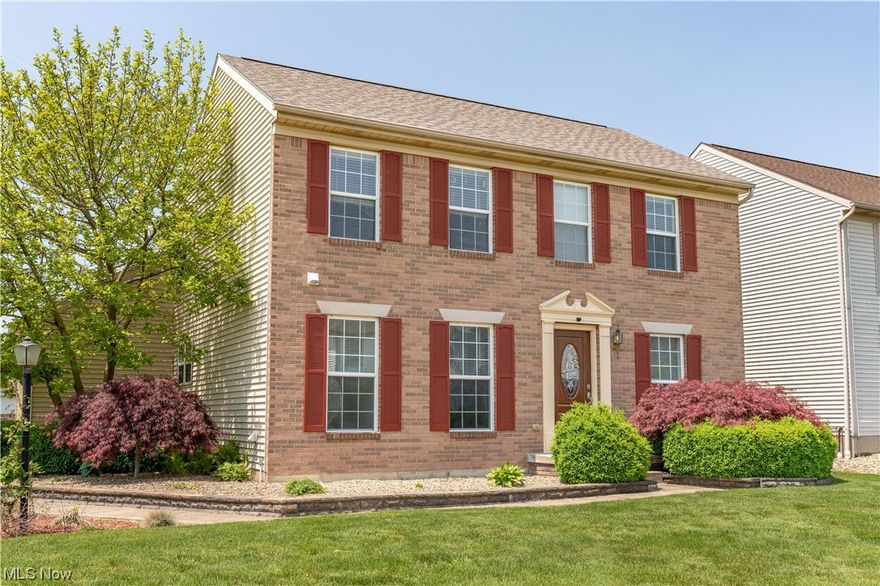 Beautiful 3 bedroom, 2.5 bath Colonial home nestled in Burnham Hills, conveniently located close to shopping and park system trails. Spacious open design, large cheerful kitchen boasts eating area with sliding glass doors out to lovely covered patio. Fully applianced kitchen is loaded with cupboards and pantry. Dinette flows into large bright family room featuring gas log fireplace. Welcoming wood foyer, dining room (currently used as office), updated half bath, and convenient 1st floor laundry room complete the first level. 2nd floor master bedroom with walk in closet and private bath. Full basement is partially carpeted for rec room. Newer hot water tank, glass block windows and new roof. 2 car garage/ hot and cold water. Very nice yard with great entertaining area- patio plus firepit area and shed for storage. Hurry-this one won't last!