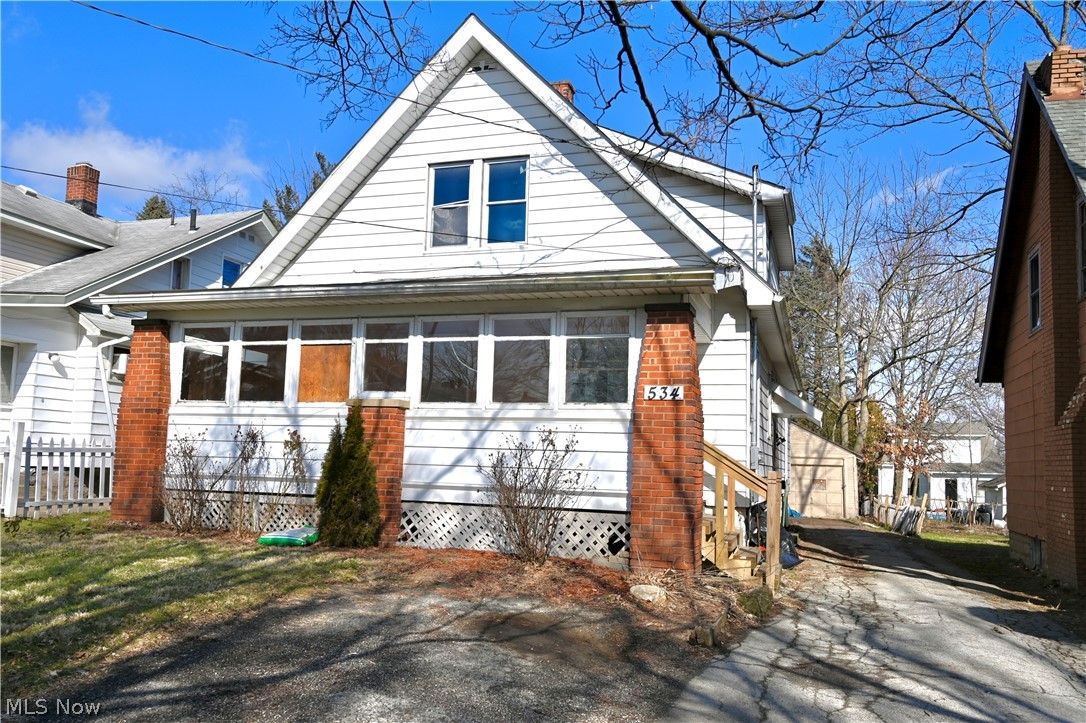 Rarely available, 5 Bedroom 2 bath investment opportunity. The living room with stone fireplace is open to the Dining room or possible den which leads into the eat-in kitchen. Three large bedrooms and full bath are located on the first floor with an additional 2 large bedrooms and office on the second floor. Laundry hook ups are available on the first floor as well as in the basement. Roof, furnace, & electrical are all approx 5-10 years old, newer electric hot water tank. 2 car detached garage, what a great value for the price.