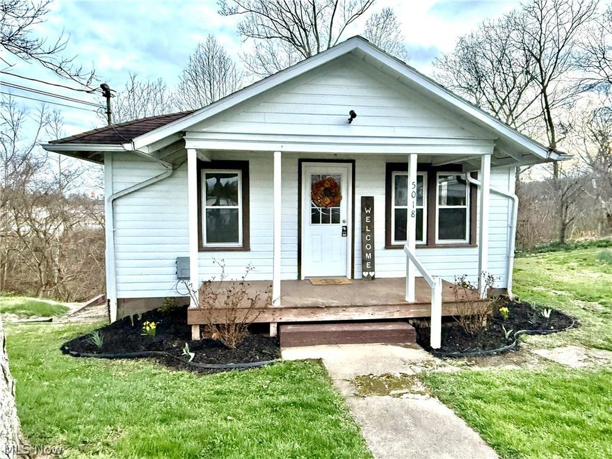 Charming 2-bedroom ranch style house on 2 lots. This home features a newer roof, HVAC and double pane windows for added comfort. Inside includes a bright living area, beautiful arches, a functional kitchen, and two cozy bedrooms. Enjoy a covered front porch and an easy-to-maintain yard. Ideal for first-time buyers, downsizing, or investment.
