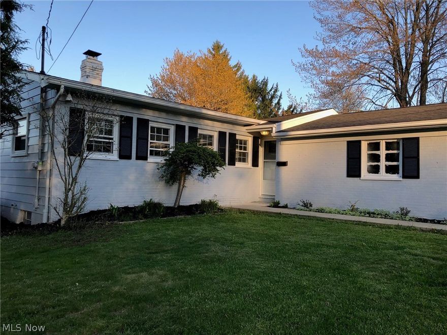 Beautiful 3 bedroom and 2 bathroom ranch in west Akron. Living room, dining room and kitchen are very open. Hardwood floors throughout that have been refinished. The kitchen and bathrooms have been been updated. The basement has new carpet. Make new memories in this ready to move in home.  Agent is related to seller.