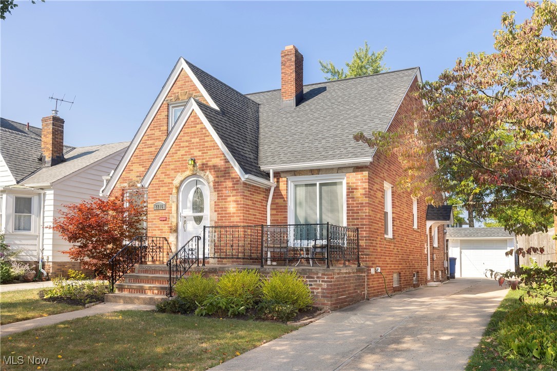Feel the comfort of being at home in this solid Brick Beauty. Easy and convenient living that is also handicapped friendly & accessible (back ramp) and 2 bedrooms and full bath on 1st floor along with private get-away space in an open 2nd floor, featuring 2 tandem bedrooms, a sitting area, and a half bath. Another bonus is the finished and open recreation room that has a large storage/utility room and a 2nd private toilet area, seperate laundry room area and an additional room with usable and convenient 2nd shower. A true gem that has been meticulously cared for and freshly painted with replacement windows, furnace, A/C, roof and gutters in 2016, Large living room with new usable gas fireplace installed, Beautifully finished hardwood floors and ceramic tile on first and second floor, formal dining room with built-in, open and updated kitchen with granite counters, tile backsplash, and all appliances staying including washer and dryer. New custom front door and storm door. New side and back storm doors. Enjoy the adorable back and front porches with completely fenced in and private back yard. Well insulated brick home, low maintenance, and easy living. Convenient location, walk to grocery, restaurants, close to highways, minutes to downtown.